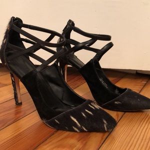 Kate Ferguson Suede and “horse hair” stilettos